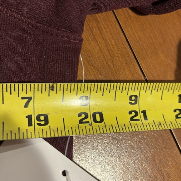 NWT Athleta Polartec Funnel Neck Spice Cabernet Sweatshirt Size Small - Picture 8 of 10